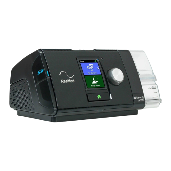 ResMed airsense 10 elite Kurzanleitung