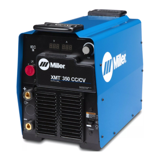 Miller Auto-Line XMT 350 CC/CV Betriebsanleitung