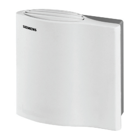 Siemens QPA84 Produktinformation