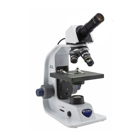 Optika Italy B-150P-Serie Bedienungsanleitung