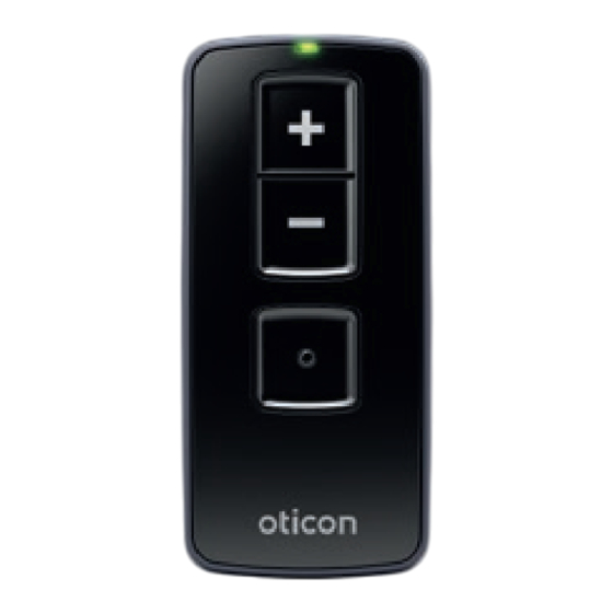 oticon Remote Control 3.0 Bedienungsanleitung
