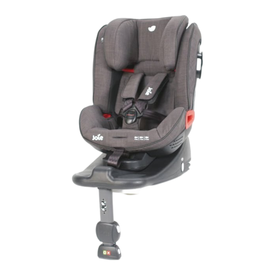 Joie stages ISOFIX Bedienungsanleitung