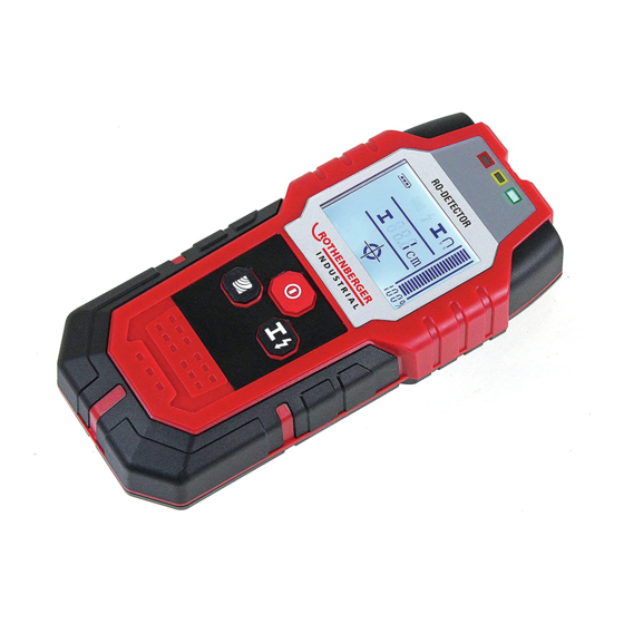 Rothenberger Industrial RO-DETECTOR Bedienungsanleitung