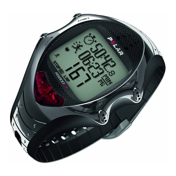 Polar RS800CX Gebrauchsanleitung