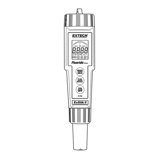 Extech Instruments ExStik FL700 Benutzerhandbuch