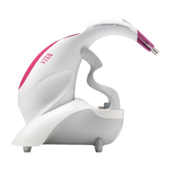 vita Easyshade Advance 4.0 Bedienungsanweisung