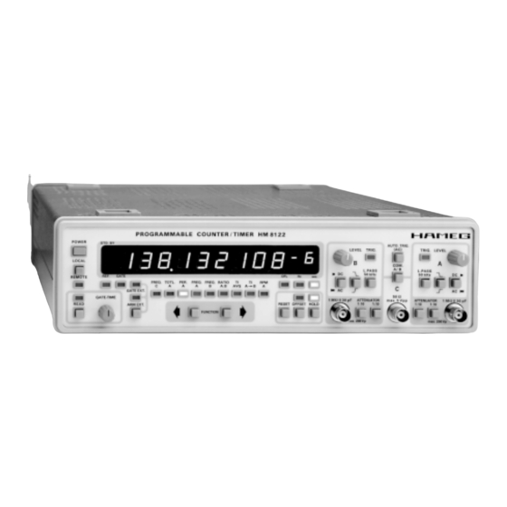 Hameg hm8122 Handbuch