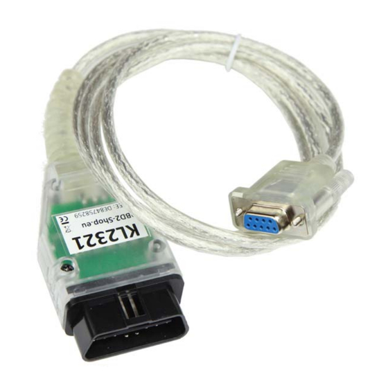 OBD2-Shop.eu KL2321 Benutzerhandbuch