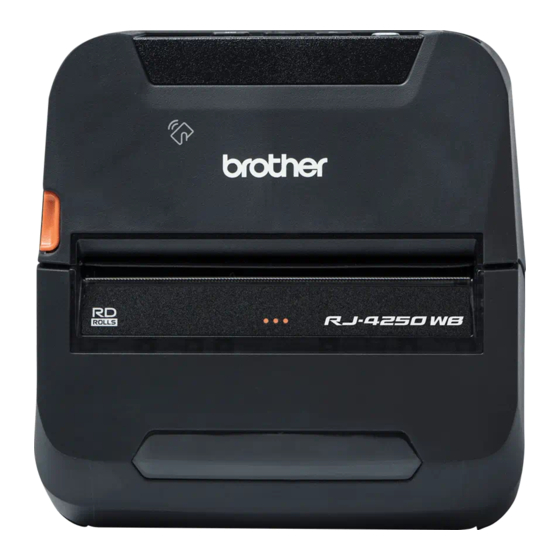 Brother RJ-4250WB Benutzerhandbuch
