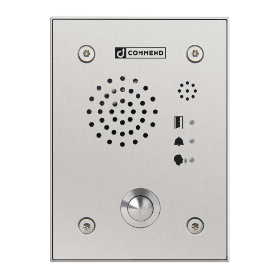 Commend EF 962H Beipackzettel