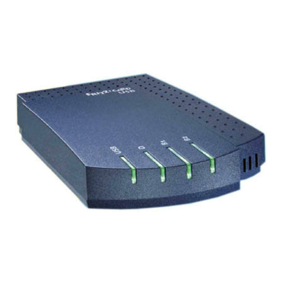 Fritz! ISDN CARD USB Installationsanleitung