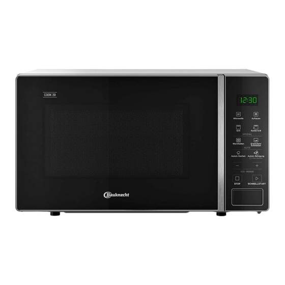 Bauknecht COOK 20 MW 203 Gebrauchsanweisung
