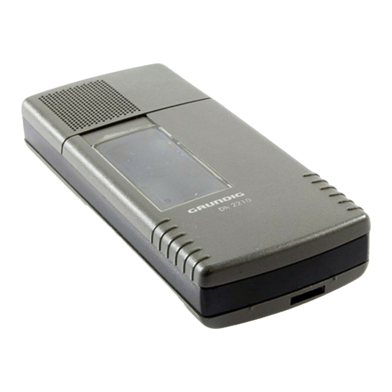Grundig Dh 2220 Bedienungsanleitung