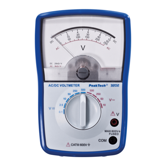 PeakTech 3202 Bedienungsanleitung