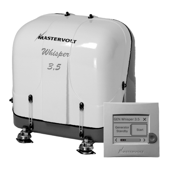 Mastervolt whisper 3.5 Bedienungsanleitung