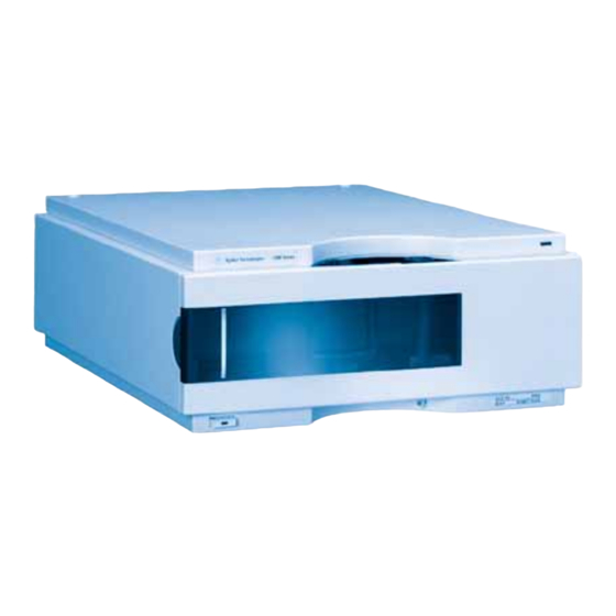 Agilent Technologies Agilent 1200 Benutzerhandbuch