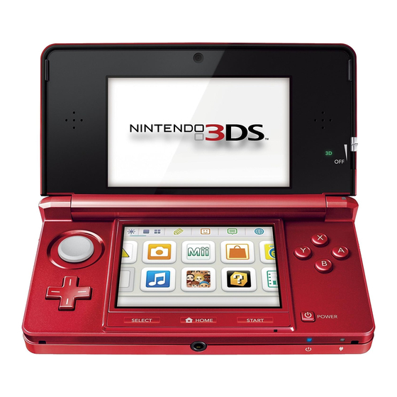 Nintendo 3DS Bedienungsanleitung