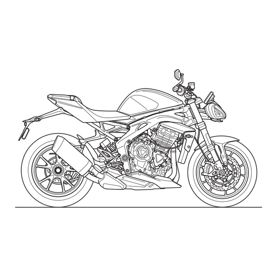 Triumph Speed Triple 1200 RR Benutzerhandbuch