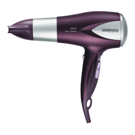 ROWENTA PROVITAL CV8040 Gebrauchsanleitung