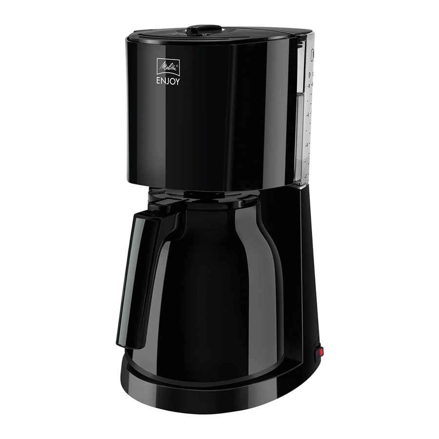 Melitta ENJOY THERM Gebrauchsanleitung