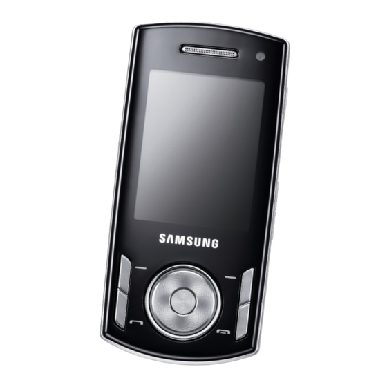 Samsung SGH-F400 Bedienungsanleitung