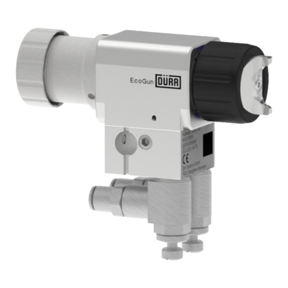 Durr EcoGun2 AS AUTO Betriebsanleitung