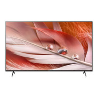 Sony BRAVIA XR-65X9 J Serie Referenz-Anleitung