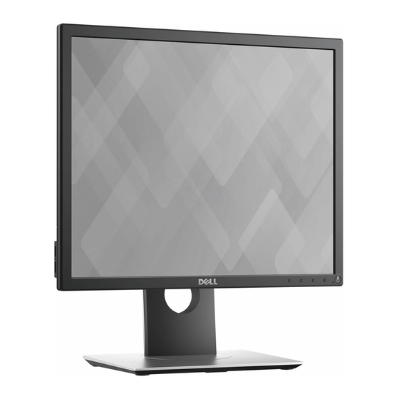Dell P1917S Bedienungsanleitung