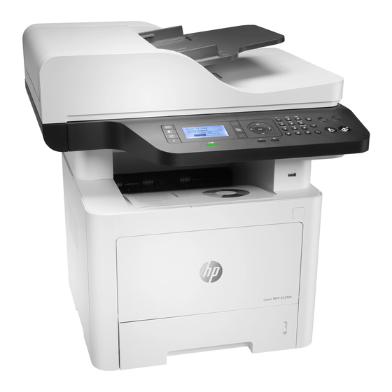 HP Laser MFP 432fdn Benutzerhandbuch