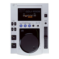 Pioneer CDJ-100S Bedienungsanleitung