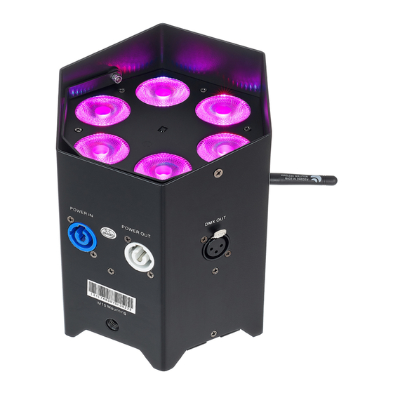 thomann Stairville BEL6 Battery Event Light 6x15W Bedienungsanleitung