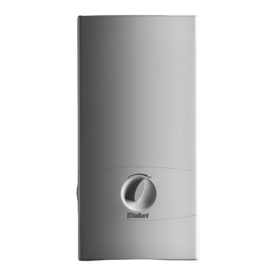 Vaillant VED Betriebsanleitung