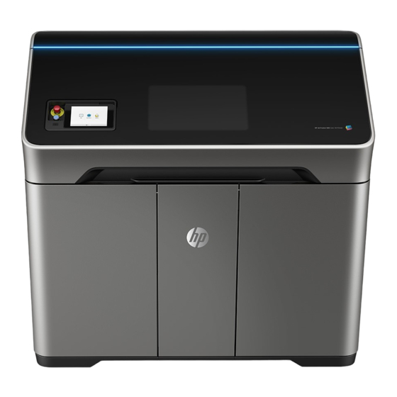 HP Jet Fusion 340 Produktdokumentation, Benutzerhandbuch