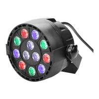 Etec Mini LED PAR 36 Scheinwerfer 12x3 Watt RGBW Bedienungsanleitung