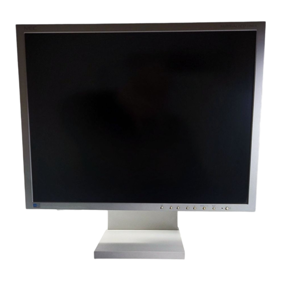 NEC MultiSync LCD2180UX Bedienerhandbuch