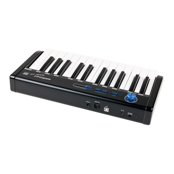 Miditech midistart music 25 Bedienungsanleitung
