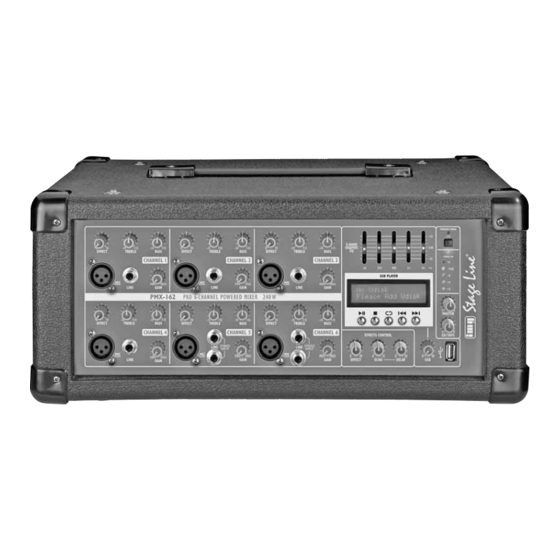 IMG STAGE LINE PMX-162 Bedienungsanleitung