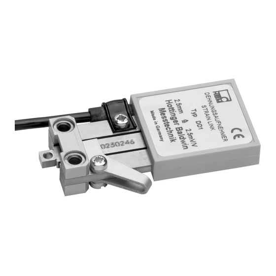 HBM DD1 Montageanleitung