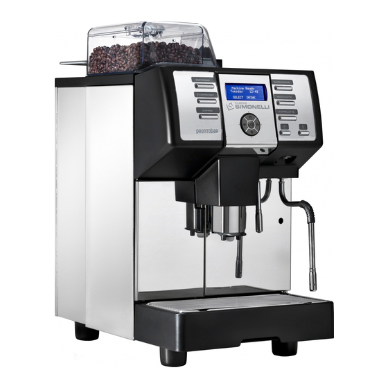 Nuova Simonelli Prontobar Gebrauchsanweisungen
