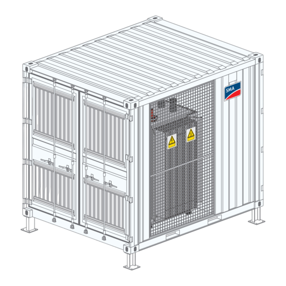 SMA MVS-1200-STP-10 Transport- Und Aufstellbedingungen