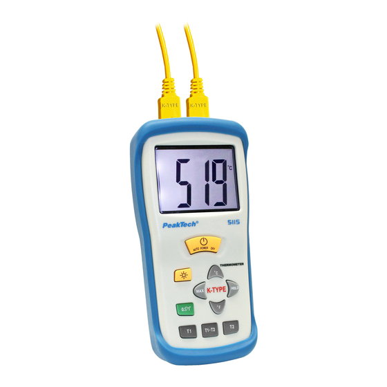 PeakTech 5110 Bedienungsanleitung