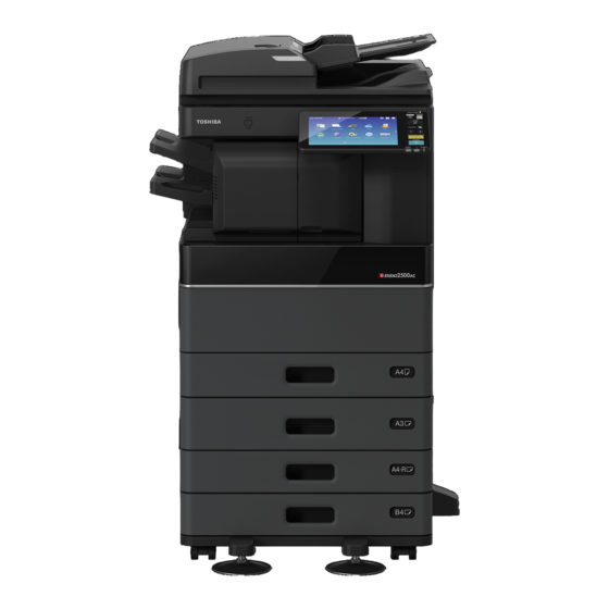 Toshiba e-STUDIO2000AC Kurzbedienungsanleitung