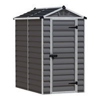 Palram Skylight Shed 4x6 Montageanleitung