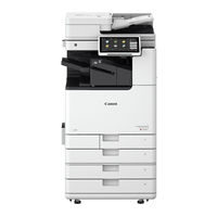 Canon imageRUNNER ADVANCE DX C3922Ci Bedienungsanleitung