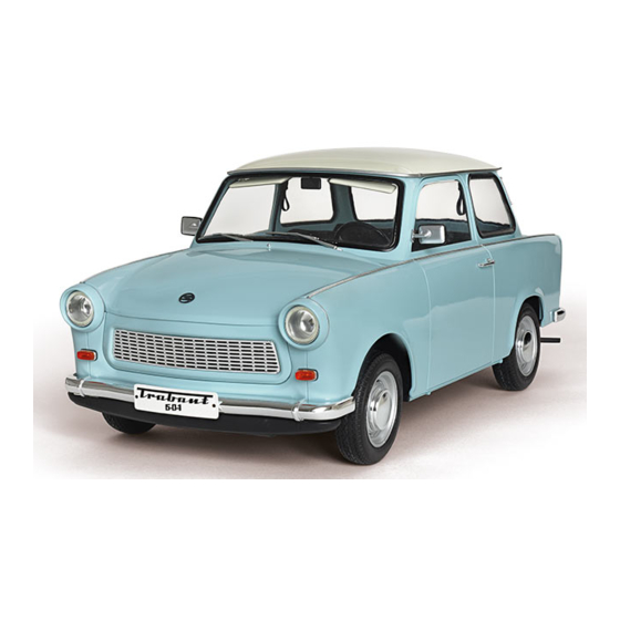 Hachette Trabant 601 de luxe Bauanleitung