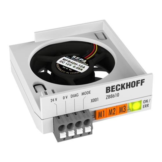 Beckhoff ZB8610 Dokumentation