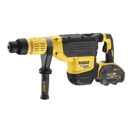 DeWalt DCH733 Bersetzt Von Den Originalanweisungen