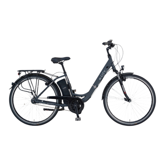 Prophete epac e-city fahrrad 28 Bedienungsanleitung