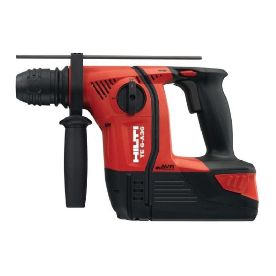 Hilti TE 6-A36 Bedienungsanleitung