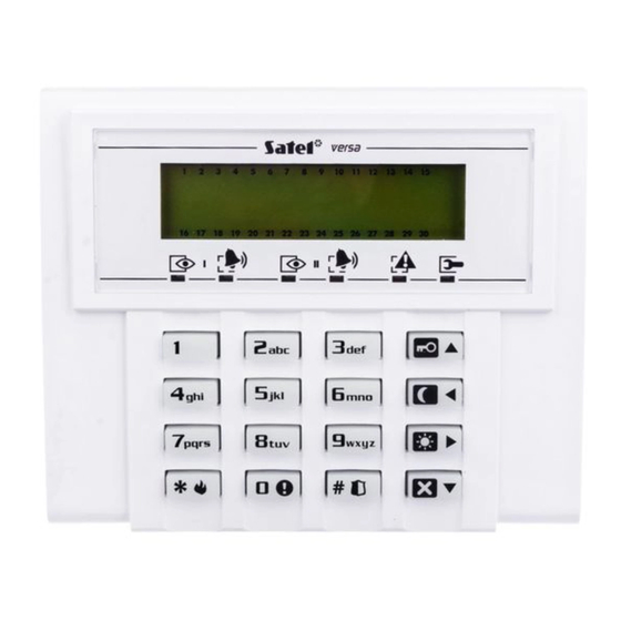 Satel VERSA series Parametrierung